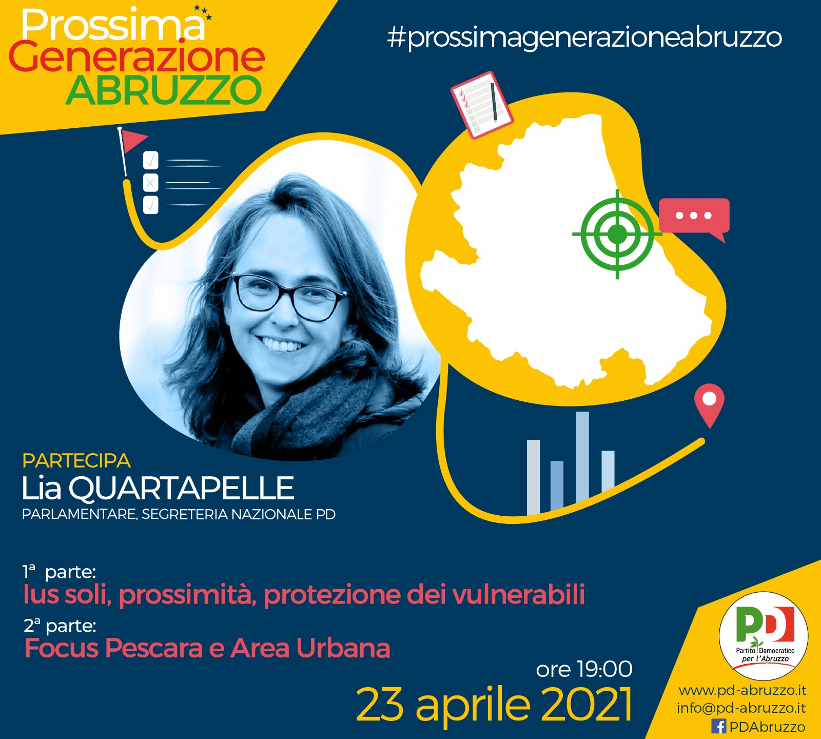 Venerdì 23 aprile prossima generazione abruzzo con Lia Quartapelle