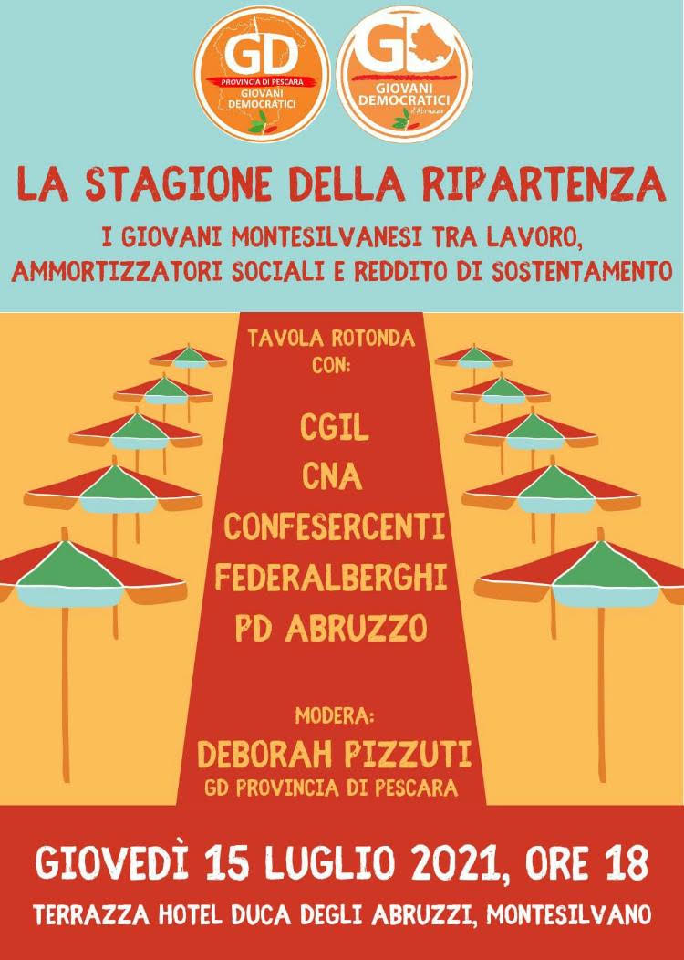 La stagione della ripartenza: giovedì 15 luglio l’evento a Montesilvano